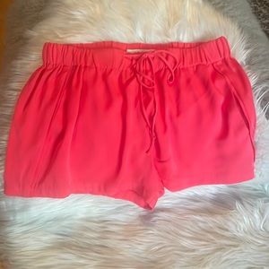 Milly Silk Drawstring Shorts